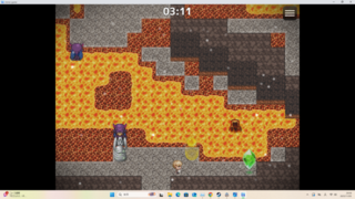 RPG検定（体験版）のゲーム画面「マップ」