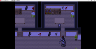 機骸のゲーム画面「見つからないように..」