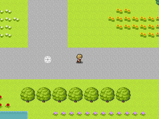 カレーとケーキの短いゲームのゲーム画面「探索スタート！」