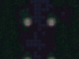 巡る時と死せる魂の仔のゲーム画面「マップ画面」