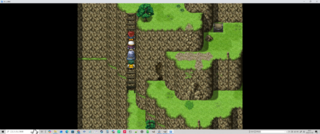 旅人と勇者のゲーム画面「ダンジョンマップ」