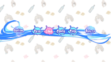 システム画面もかわいい