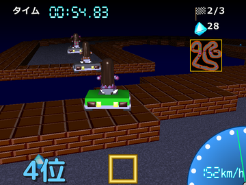 暗闇コース画面