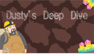 Dusty's Deep Diveのゲーム画面「タイトル画面になります。」