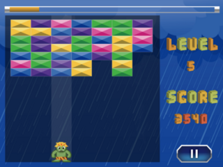 ブロックストームのゲーム画面「ゲーム画面１」