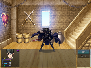 Unbounded World 体験版のゲーム画面「戦闘画面」