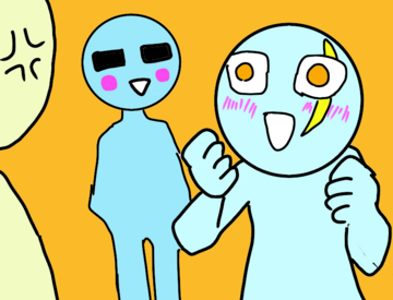 弟子入りを目論む図