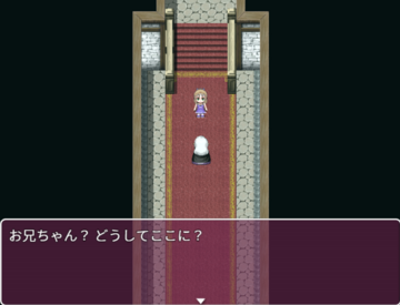 会話を通してストーリーを進めていく