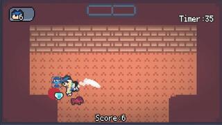 Starfish ROOMのゲーム画面「それは部屋の中で始まり、モンスターの大群を倒すところから始まります。」