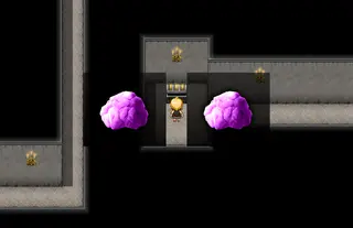 COMBIN STONE～悪魔と呪われた石～のゲーム画面「身に着けると能力が上昇する　不思議な石　ジョインストーン。  集めて合体させることで　どんどん強力になっていく。  ​」