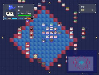 MushWarsのゲーム画面「激戦を、生き残れ。」