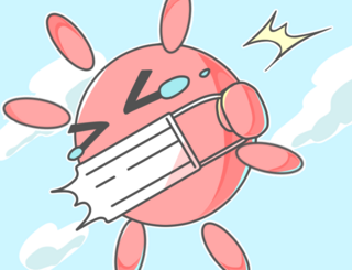 ふりさけみればのゲーム画面「太陽の風邪っぴきを止めよう！」