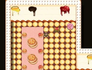 Alice Maliceのゲーム画面「お菓子の家」