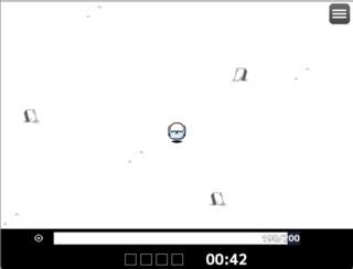 WHEREのゲーム画面「基本画面」