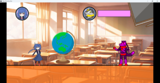 ブレイクインフィニティのゲーム画面「実際の対戦画面」