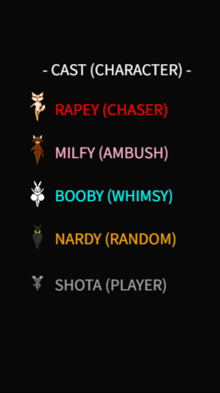 ショータ・ザ・エスケープのゲーム画面「タイトル画面で放置すると……？」