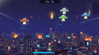 UFO RUSHのゲーム画面「ゲーム画面01」