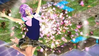 ホワホワ♪のゲーム画面「可愛いキャラクターと一緒に冒険だ！」