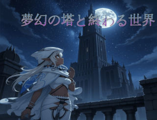 夢幻の塔と終わる世界のゲーム画面「タイトル画面」