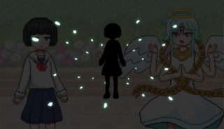 フェチエンジェルカナエルのゲーム画面「フェチ顕現シーン」