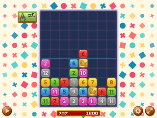 クラウンポップのゲーム画面「プレイ画面」