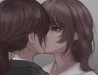 Chocolate -The Loved One-のゲーム画面「バレンタインアップデート予告（画面は設定 “本格的” 適用時）」