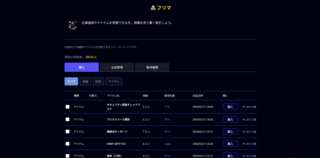 ブラック企業ライフのゲーム画面「仕事でドロップしたアイテムは、社員間で売買もできます」