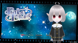 FateTown!（日本語体験版）のゲーム画面「タイトル画面はランダム仕様。」