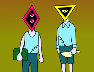 幾何学兄弟物語のゲーム画面「知らなかった過去」