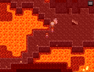 Labyriaのゲーム画面「ダンジョン探索」