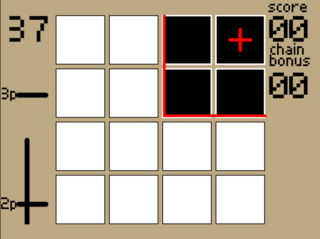 パネルパズル　for scratchパッケージのゲーム画面「スコアを稼げ!!」
