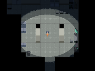 container505のゲーム画面「異常がなければ、先に進むこと」