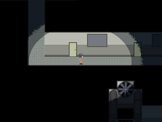 container505のゲーム画面「異常な物体、現象を目撃した場合、必ず引き返すこと」