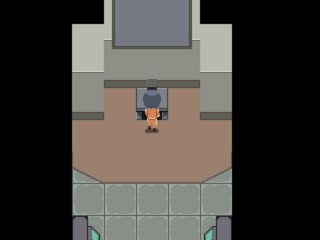 container505のゲーム画面「コンテナ505の最奥へ行き、『箱』を回収すること」