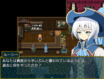 街での任意会話イベントあり。キャラの個性が垣間見られる