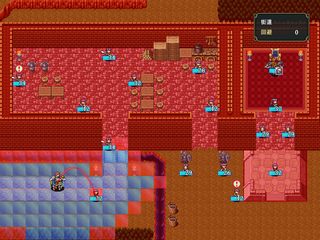 Redemptions Ocean 体験版ver1.0.1のゲーム画面「シンプルでわかりやすい、昔ながらのSRPG」