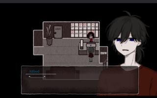 WithoutEyes chapter1　DEMOのゲーム画面「」