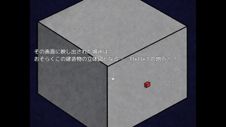 SQUARE～箱の中のデスゲーム～のゲーム画面「この地点は…？！」