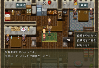 カードマスター二千六百年狂四郎のゲーム画面「サブクエストも多数。」