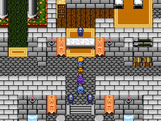 ひかりのいしのゲーム画面「レトロな街並み」