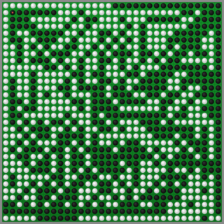 巨大リバーシ（巨大オセロ）のゲーム画面「盤面の様子」