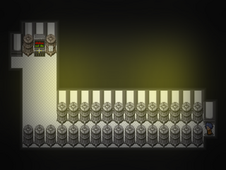 傀儡師の棲む館　Chapter 5 ～駆除～のゲーム画面「『新研究所』の西棟」