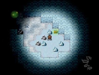 Artificial Providence 2のゲーム画面「みんな大嫌い滑る床！……あれ？この宝箱取れなくない？」