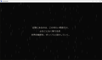 Rain and Letterのイメージ