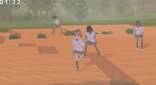 孤島でおにごっこのゲーム画面「“鬼”がどんどん増えてる…！」