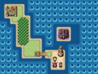 殺伐としたRPGのゲーム画面「どれだけ手軽かということが分かる画像です。」