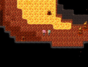 初めての魔法の授業は炎が燃え盛る洞窟での実習