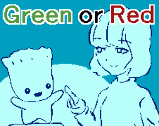 Green or Redのゲーム画面「春菜とマルマル」