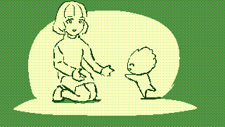 Green or Redのゲーム画面「春菜は野菜の子供と暮らし始める」