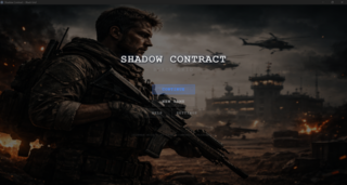 Shadow Contract: Black Gridのゲーム画面「タイトル」